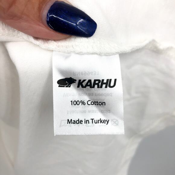 MADEWELL Mens Karhu Helsinki Sport Graphic Tee XXL White Short Sleeve NK901 NWT - Picture 10 of 11